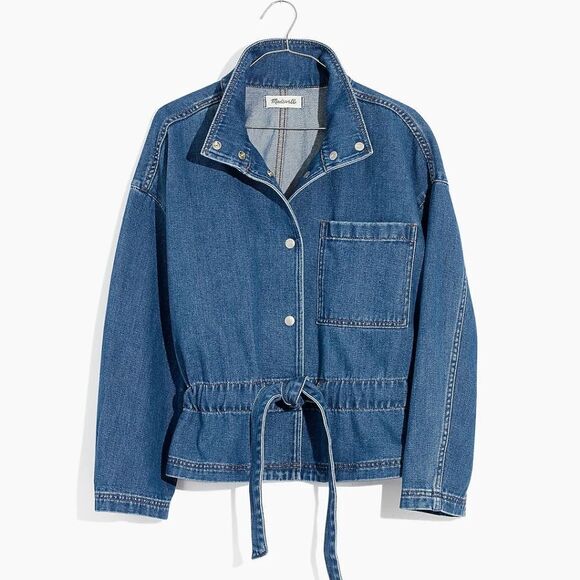Madewell Denim Southlake Military Jacket Size S(Fit M) - Picture 2 of 12